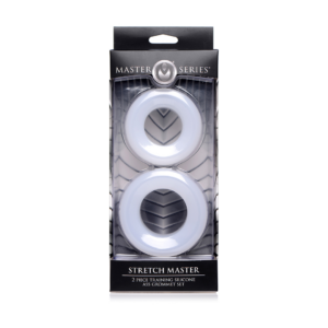 Stretch Master – 2-Piece Silicone Anal Ring Set
