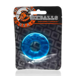 Do-Nut-2 – Jelly Cockring with Flat Inner Chamber – Ice Blue