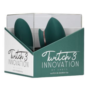 Twitch 3 – Rechargeable Vibrator and Suction – Forest Green