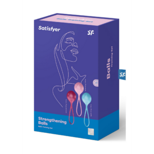 Pelotas de Fortalecimiento – Pelotas de Kegel – 3 Piezas – Turquesa/Rojo/Rosa