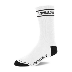I Swallow Socks – White/Black