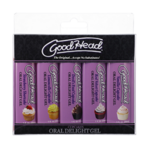 Oral Delight Gel – Cupcakes – 5 Pack – 1 fl oz / 29 ml