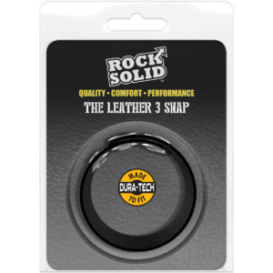 El Leather 3 Snap – Cockring de Piel