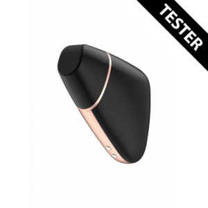 Love Triangle Air Pulse Stimulator and Vibration – Black – Tester