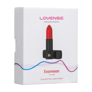 Exomoon – Bluetooth Secret Lipstick Bullet Vibrator – Red/Black