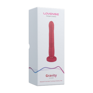 Gravity – App-controlled Automatic Thrusting and Vibrating Dildo – Red