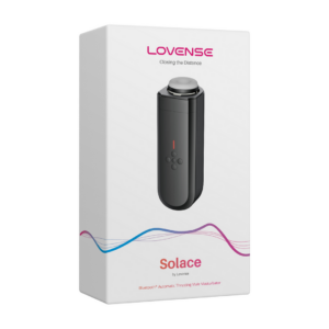 Solace – App-controlled Automatic Thrusting Male Masturbator – Black
