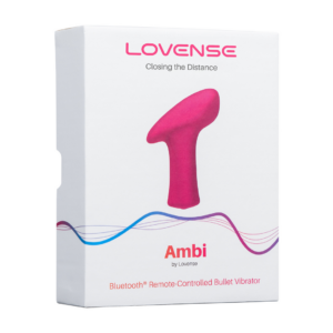 Ambi – App-controlled Broad Surface Bullet Vibrator – Pink