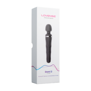 Domi 2 – Bluetooth App-controlled Mini Wand Massager – Black