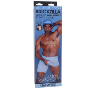 Brickzilla – Dildo Realista ULTRASKYN – 13 / 33 cm – Chocolate