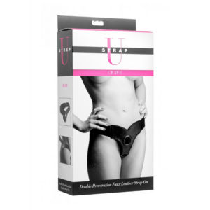 Crave – Doble Penetración Imitación Cuero Strap-On