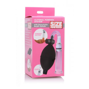 Size Matters – Sistema de bomba clitoriana con cilindro acrílico desmontable
