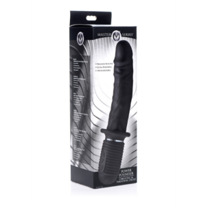 Power Pounder – Vibrating and Thrusting Silicone Dildo