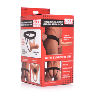 SM – Dildo de Silicona Hueco con Cinturón
