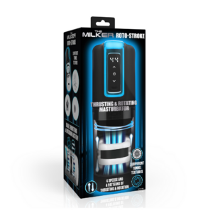 Roto-Stroke – Thrusting and Rotating Masturbator – Black