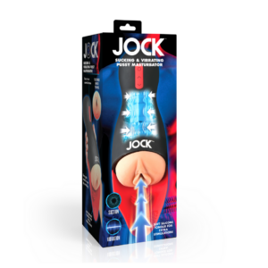 Sucking and Vibrating Pussy Masturbator – Black