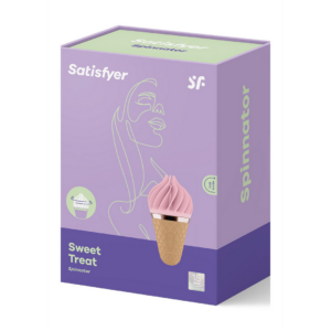 Sweet Treat – Stimulating Tongue Spinnator – Pink/Brown