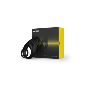 Enhance – Vibrating Cock and Ball Ring – Black