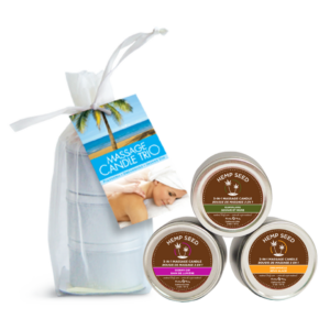 Massage candle Trio – 2 oz / 57 gr