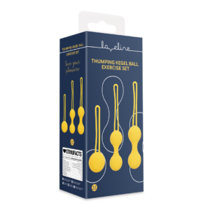 Kegel Ball Exercise Set – Lemonade Yellow