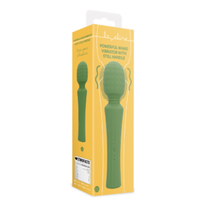 Powerful Wand Vibrator Massager with Still Handle – Green Mumba