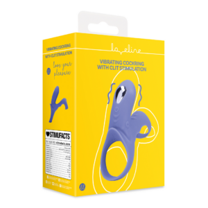Vibrating Cockring with Clit Stimulation – Tamiya Blue