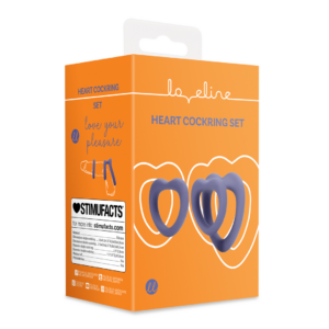 Heart Cockring Set – Violet Storm