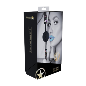 Venice Collection – Silicone Ball Gag – Black