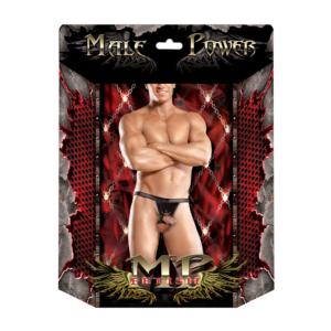 Appolo – Power Sock con corte redondo y espalda abierta – L/XL – Negro