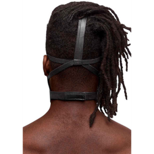 Triton – Máscara con Cuello Ajustable y Anillo Frontal – Talla Única – Negro